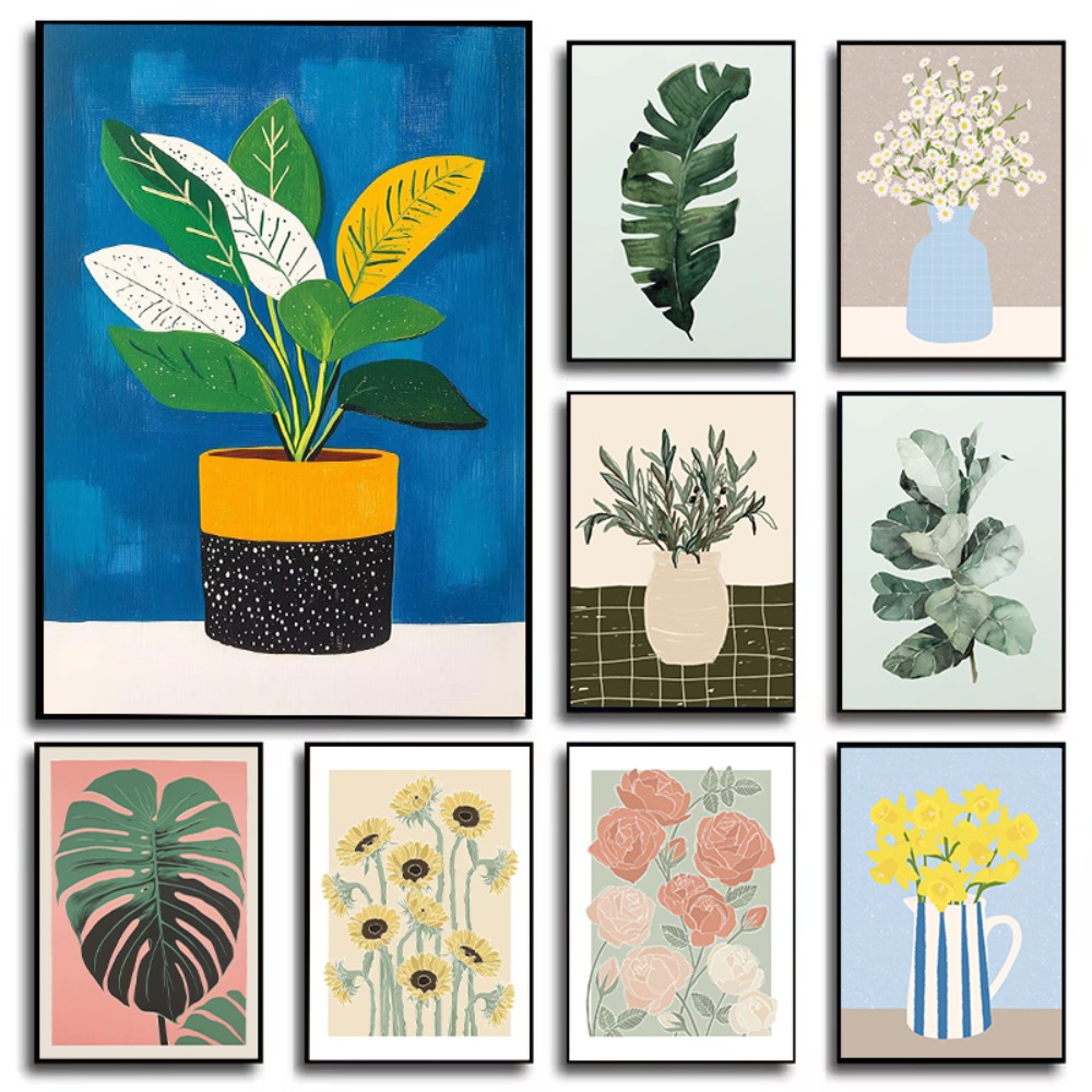 Florist Supply Vases - Bahçe Çiçek Vazo Sanat Posteri Çiçek
