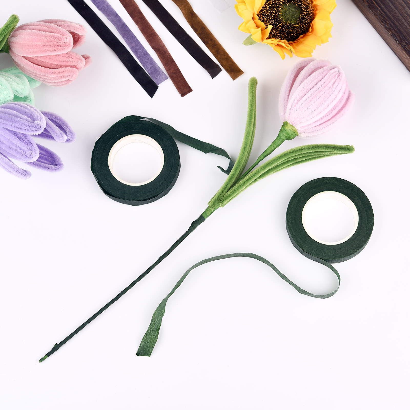 30 metre Çiçek Kök Bant Korsaj - Florist Supply Bulk incelemesi ve fiyatı
